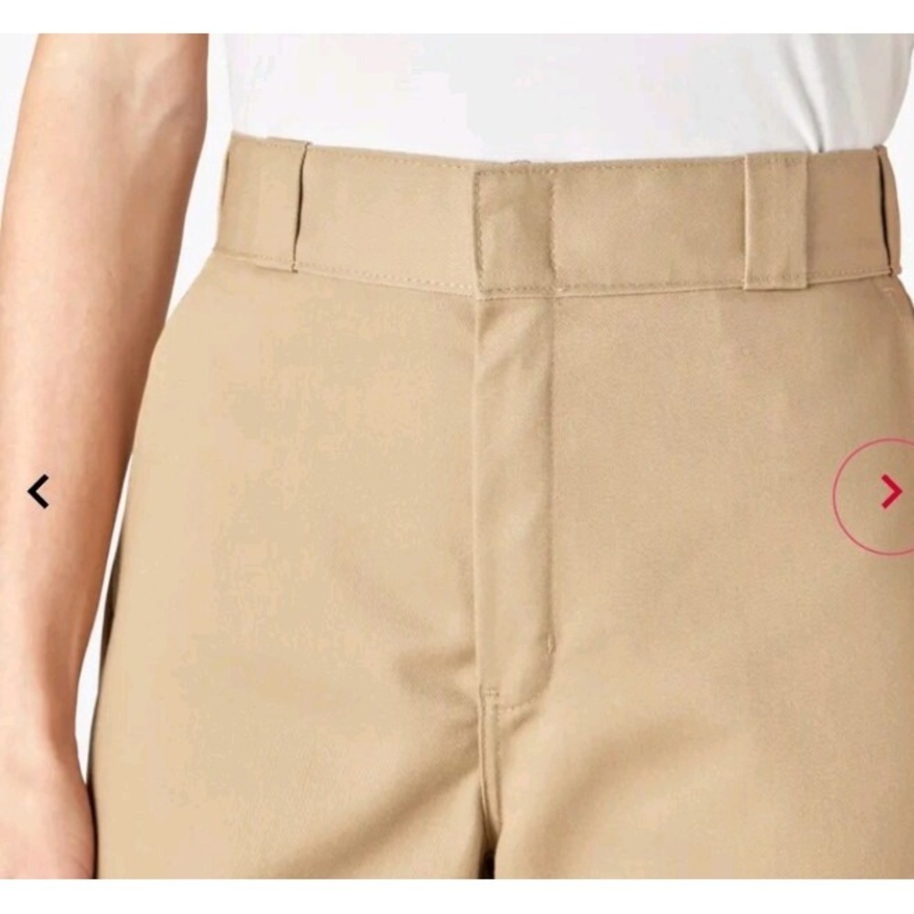 Dickies Women's Size 16W Original Work Pants Khaki Flat Front Pockets NWT - Picture 6 of 8